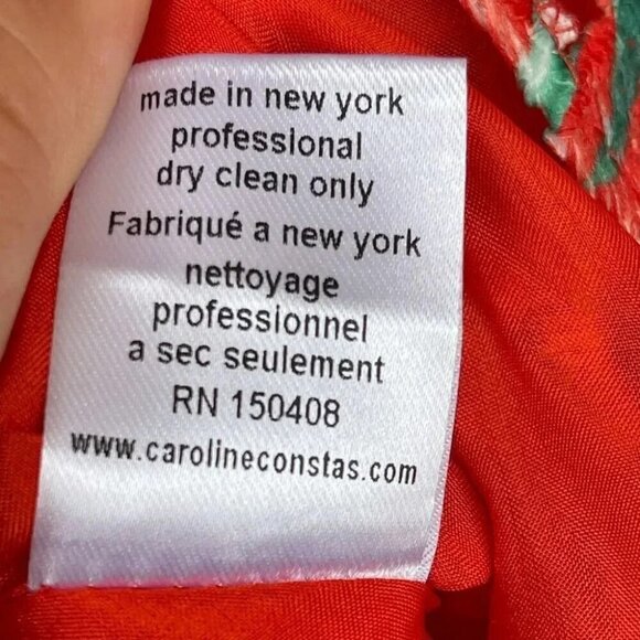 Caroline Constas Embroidered Bustier Dress xs - Picture 12 of 12